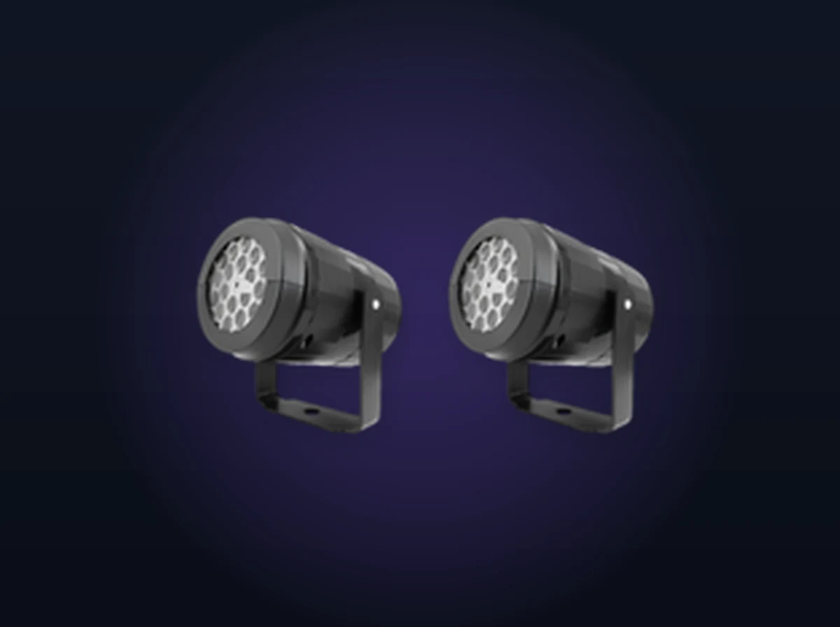 Holiday Prism™ Weatherproof Rotating LED Seasonal Projection System Package Contents